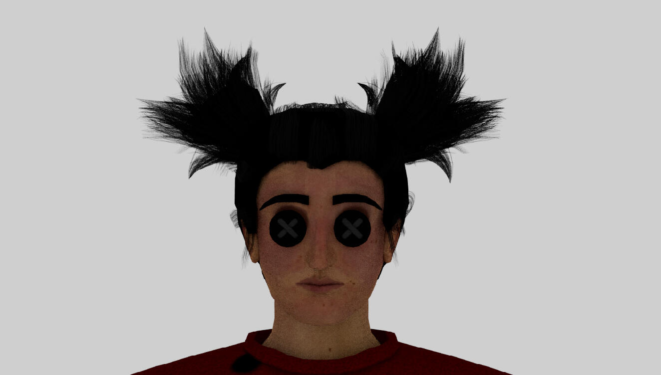 Finished model of Phoebe. (cr. Vivian Sun)